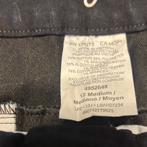 Lee Dark Navy Trousers size 12 NWT - Picture 3 of 4